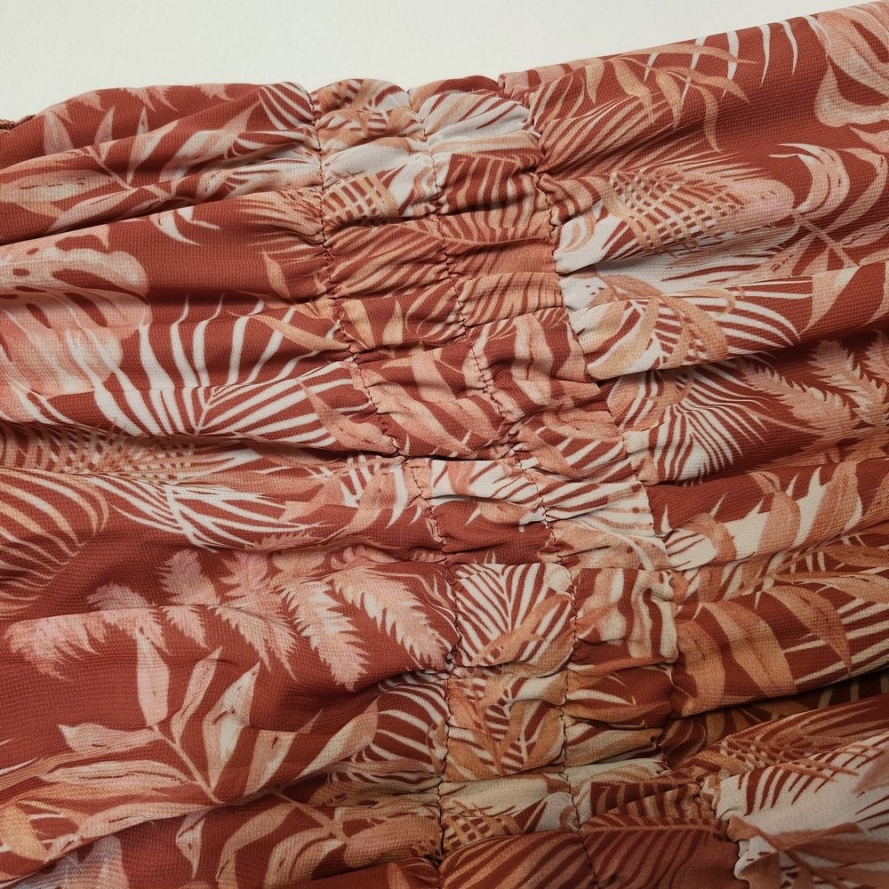 Tropical Print Sleeveless Summer Maxi Dress - Picture 2 of 3